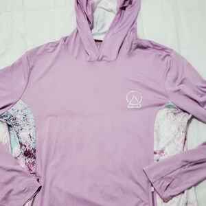 ENLIGHTEN Pastel Purple Long Sleeve Women's Hoodie Size XL